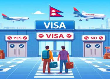 visa Inde transit Kathmandu